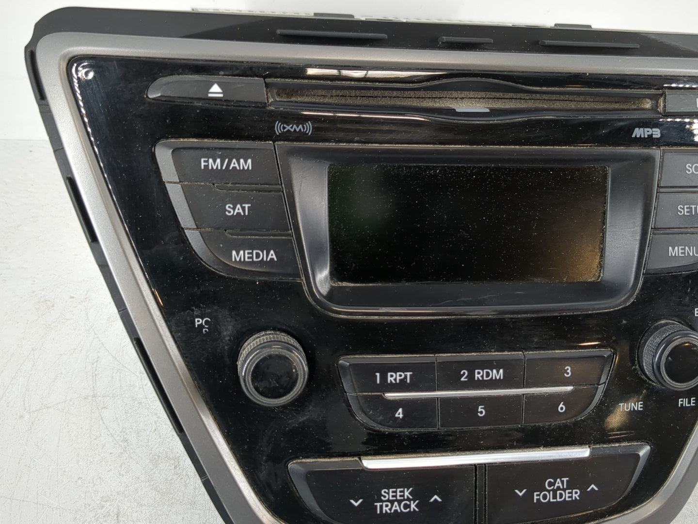 2014-2016 Hyundai Elantra Radio AM FM Cd Player Receiver Replacement P/N:96170-3X156GU Fits Fits 2014 2015 2016 OEM Used Aut