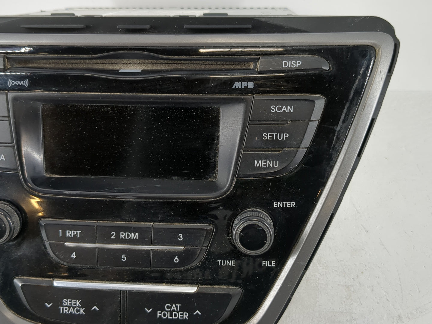2014-2016 Hyundai Elantra Radio AM FM Cd Player Receiver Replacement P/N:96170-3X156GU Fits Fits 2014 2015 2016 OEM Used Aut