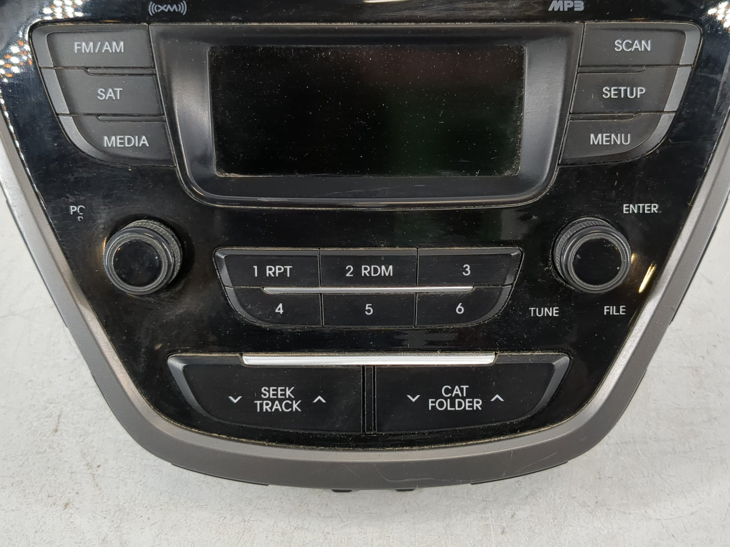 2014-2016 Hyundai Elantra Radio AM FM Cd Player Receiver Replacement P/N:96170-3X156GU Fits Fits 2014 2015 2016 OEM Used Aut