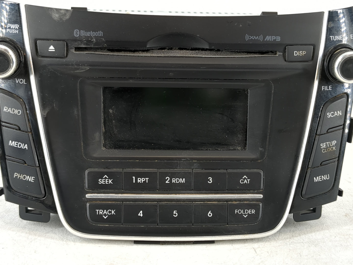 2016-2017 Hyundai Elantra Radio AM FM Cd Player Receiver Replacement P/N:96170-A5260GU Fits Fits 2016 2017 OEM Used Auto Par