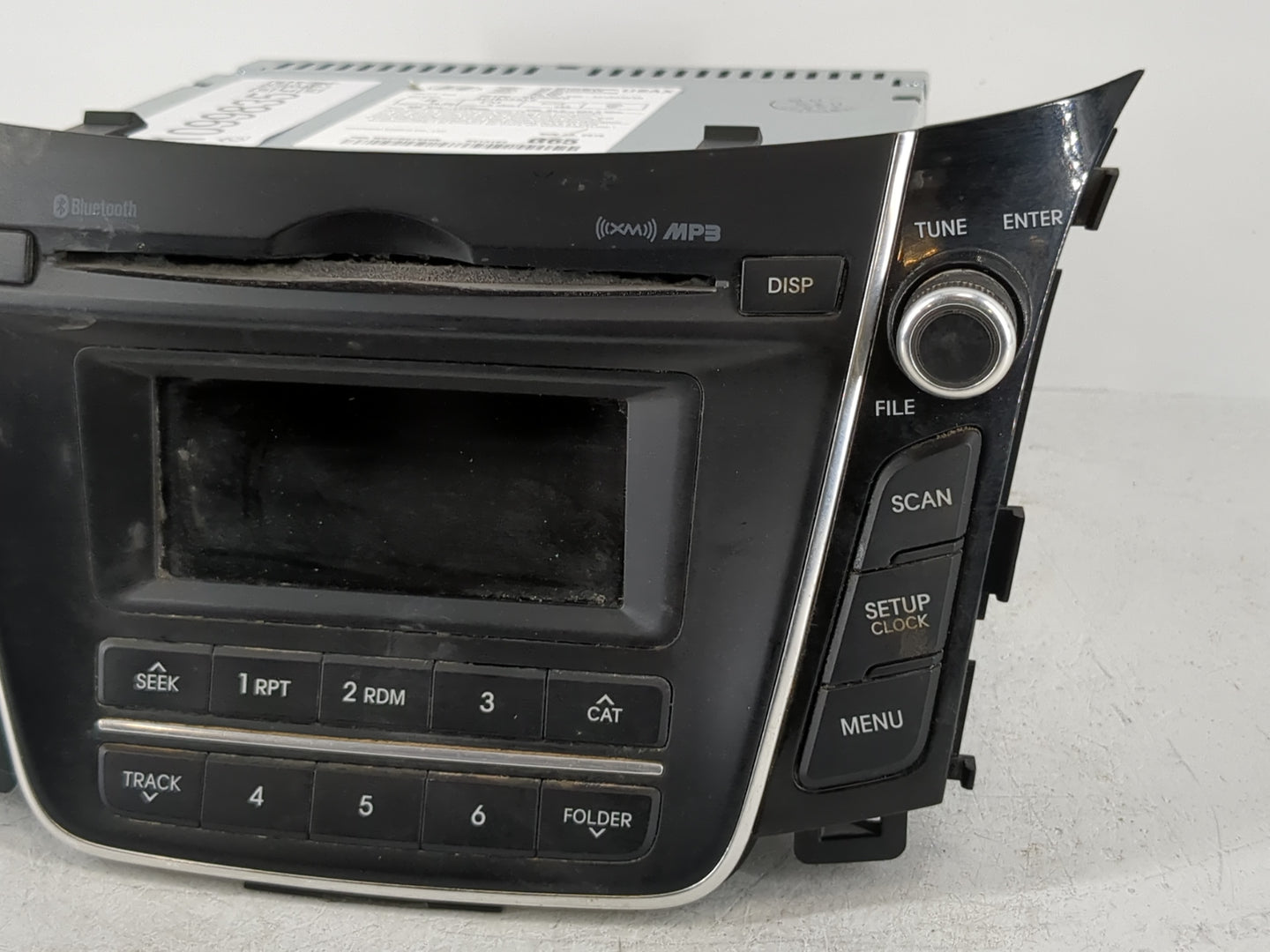 2016-2017 Hyundai Elantra Radio AM FM Cd Player Receiver Replacement P/N:96170-A5260GU Fits Fits 2016 2017 OEM Used Auto Par