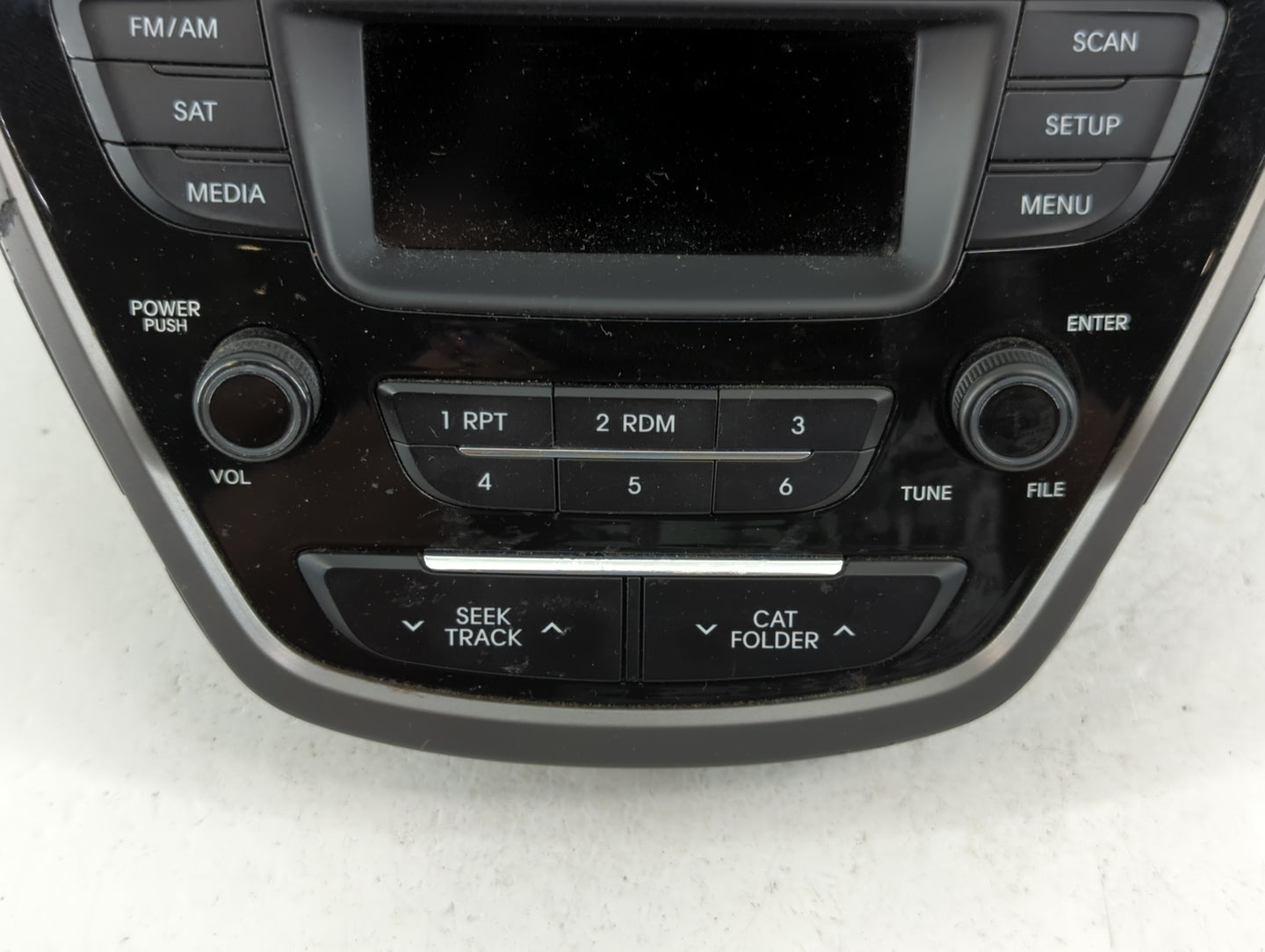 2014-2016 Hyundai Elantra Radio AM FM Cd Player Receiver Replacement P/N:96170-3X156GU Fits Fits 2014 2015 2016 OEM Used Aut