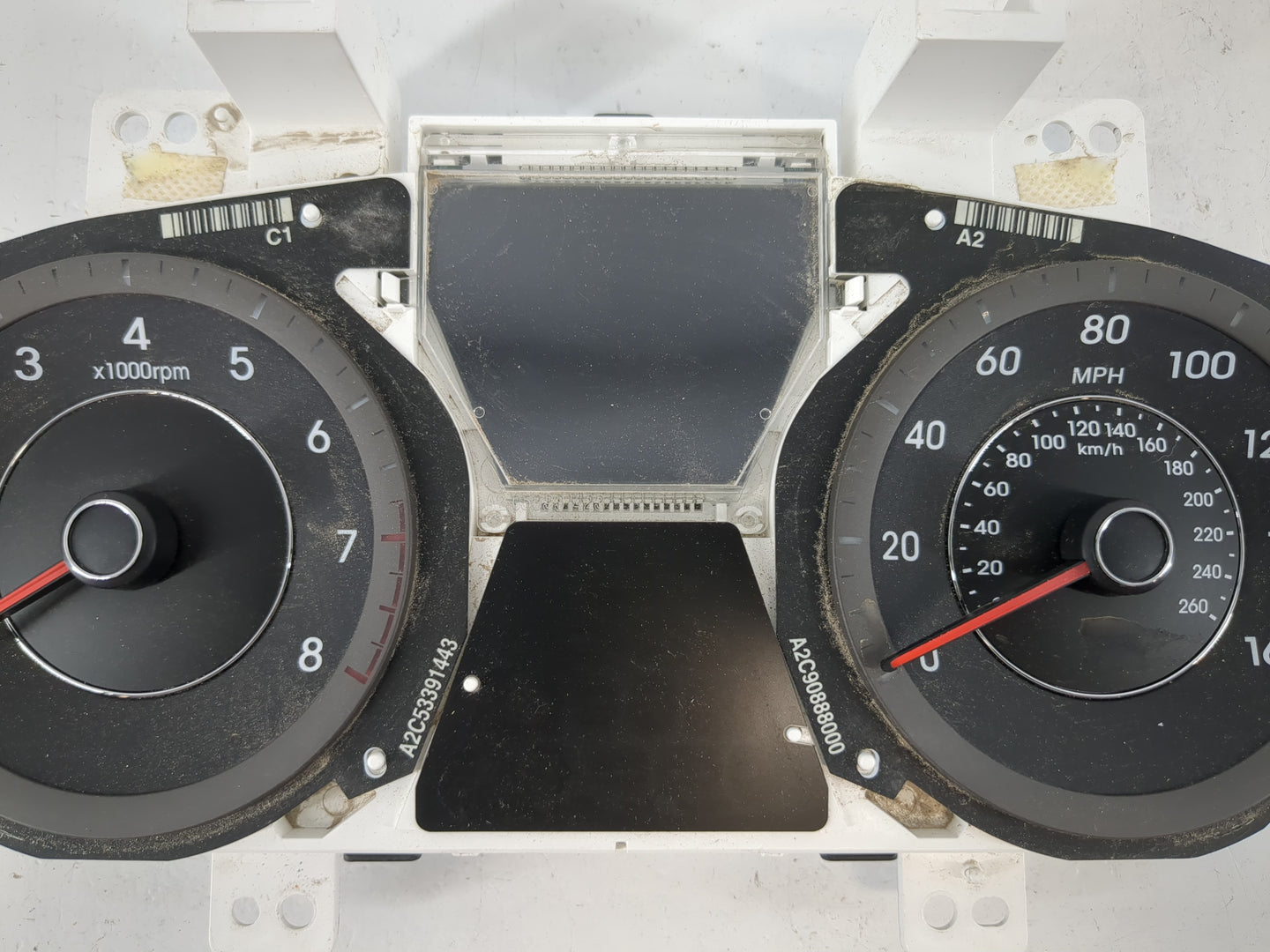 2016-2017 Hyundai Elantra Instrument Cluster Speedometer Gauges P/N:94004-3Y010 230715 Fits Fits 2016 2017 OEM Used Auto Par