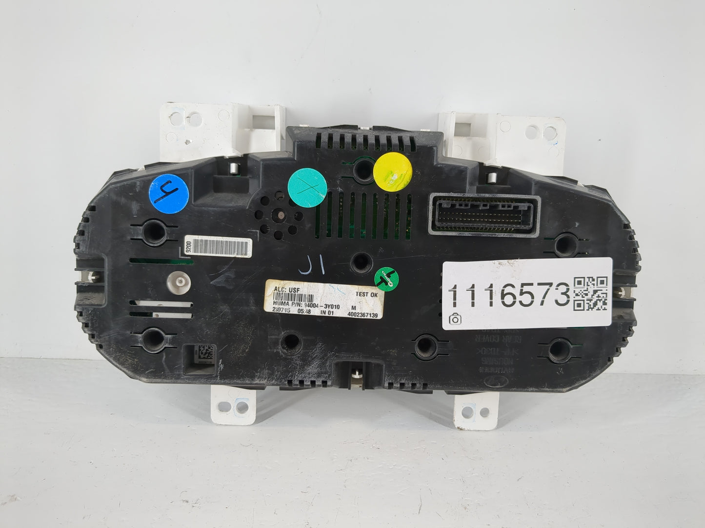 2016-2017 Hyundai Elantra Instrument Cluster Speedometer Gauges P/N:94004-3Y010 230715 Fits Fits 2016 2017 OEM Used Auto Par
