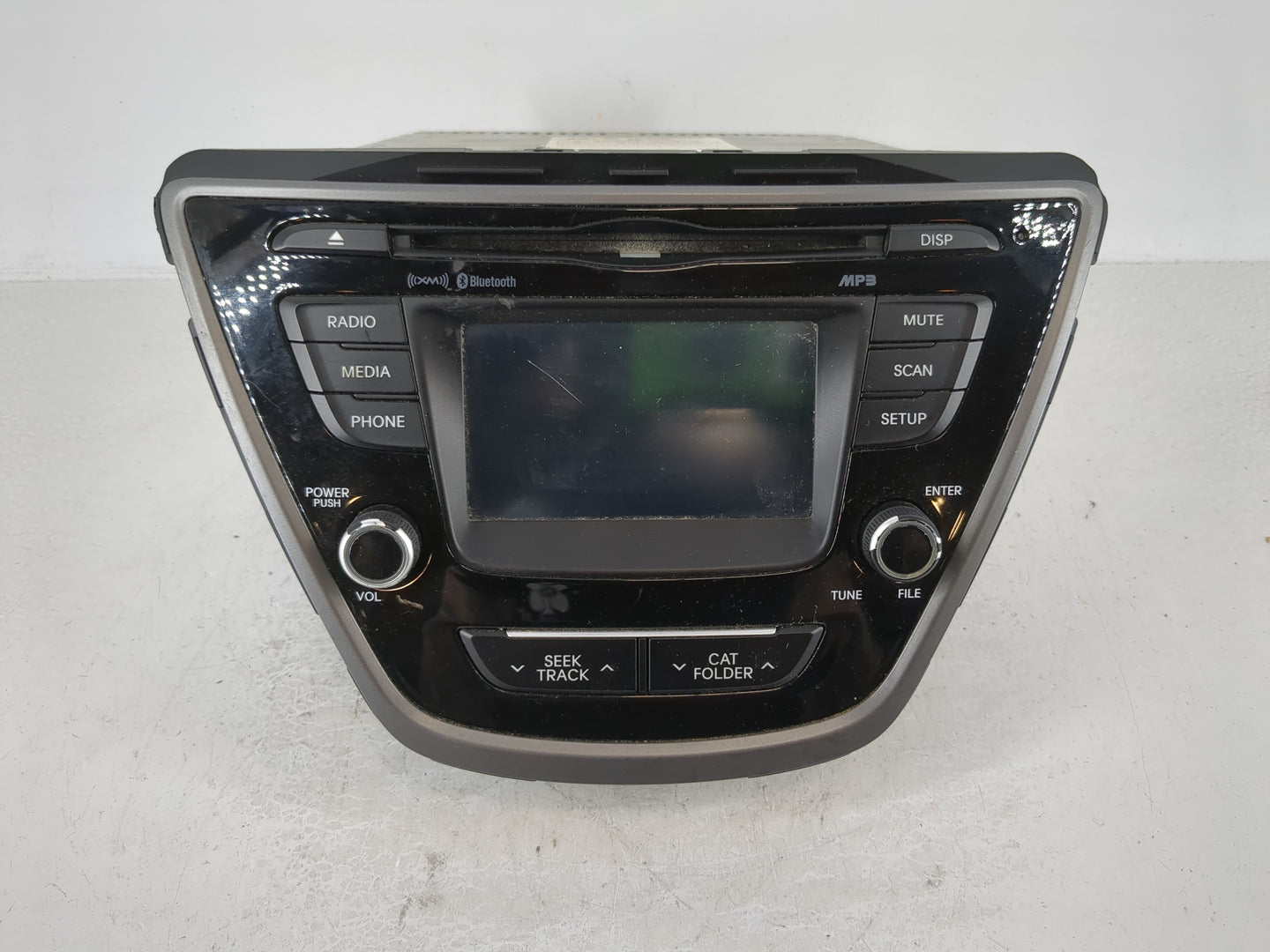 2014-2016 Hyundai Elantra Radio AM FM Cd Player Receiver Replacement P/N:96180-3X165GU Fits Fits 2014 2015 2016 OEM Used Aut