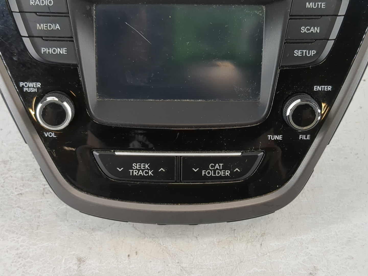 2014-2016 Hyundai Elantra Radio AM FM Cd Player Receiver Replacement P/N:96180-3X165GU Fits Fits 2014 2015 2016 OEM Used Aut