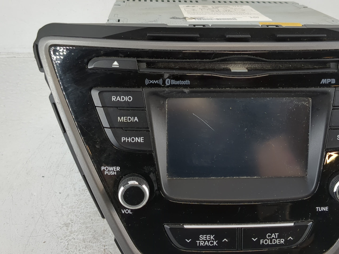 2014-2016 Hyundai Elantra Radio AM FM Cd Player Receiver Replacement P/N:96180-3X165GU Fits Fits 2014 2015 2016 OEM Used Aut