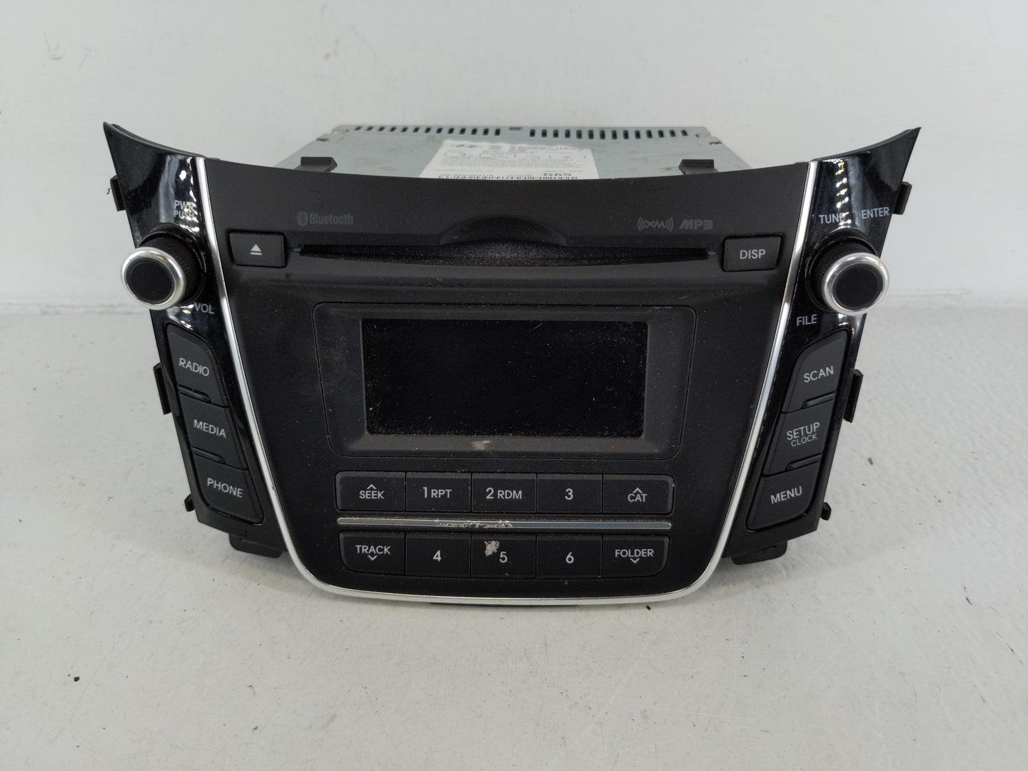2016-2017 Hyundai Elantra Radio AM FM Cd Player Receiver Replacement P/N:96170-A5260GU Fits Fits 2016 2017 OEM Used Auto Par
