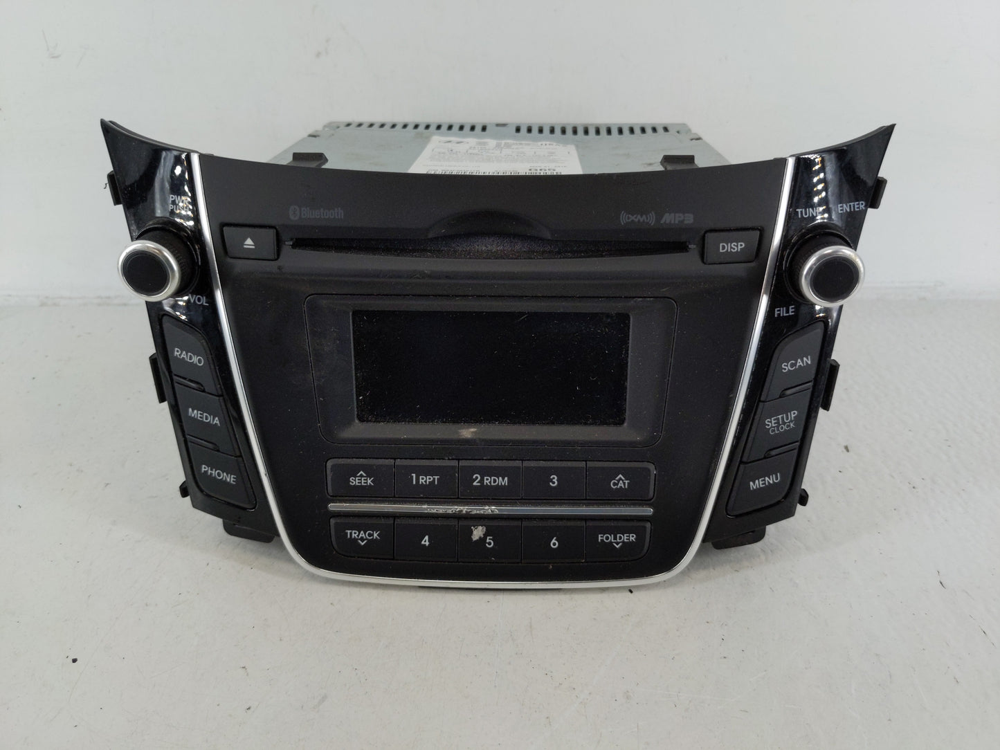 2016-2017 Hyundai Elantra Radio AM FM Cd Player Receiver Replacement P/N:96170-A5260GU Fits Fits 2016 2017 OEM Used Auto Par