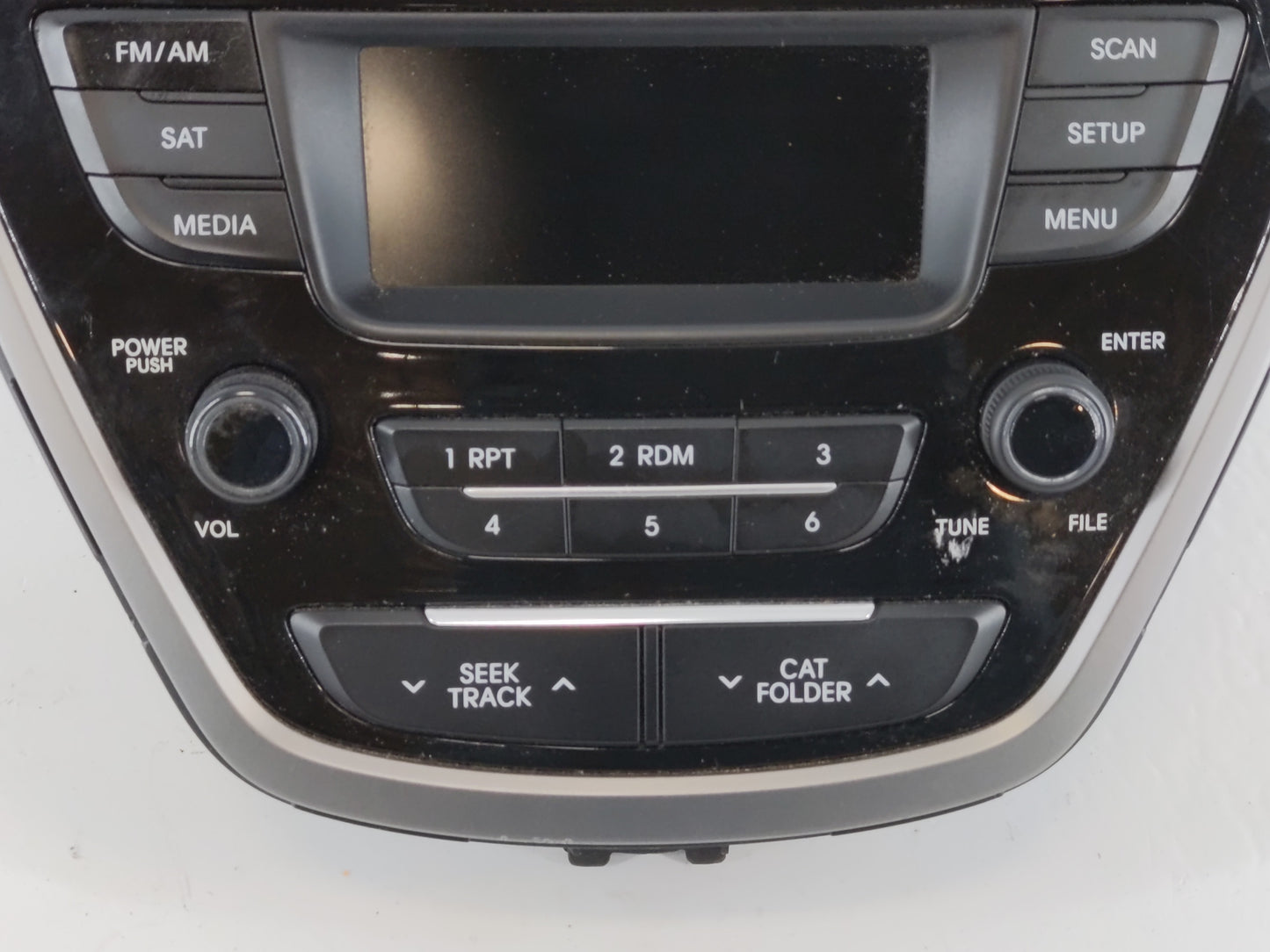 2014-2016 Hyundai Elantra Radio AM FM Cd Player Receiver Replacement P/N:96170-3X156GU Fits Fits 2014 2015 2016 OEM Used Aut