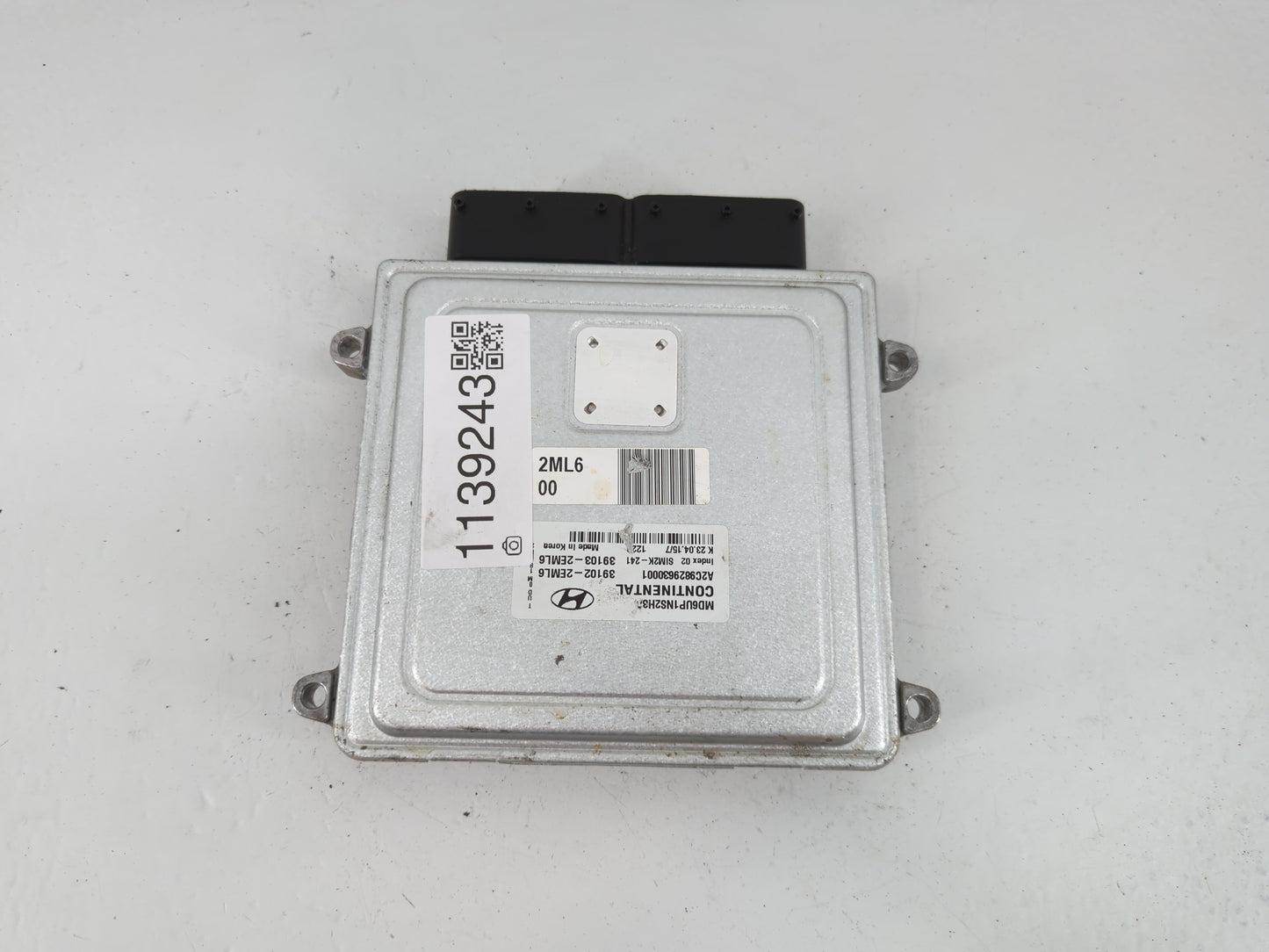 2015-2016 Hyundai Elantra PCM Engine Control Computer ECU ECM PCU OEM P/N:39103-2EML6 39102-2EML6 Fits Fits 2015 2016 OEM Us