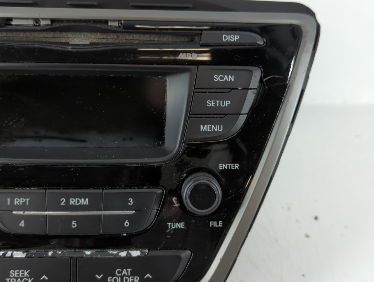 2014-2016 Hyundai Elantra Radio AM FM Cd Player Receiver Replacement P/N:96170-3X156GU Fits Fits 2014 2015 2016 OEM Used Aut