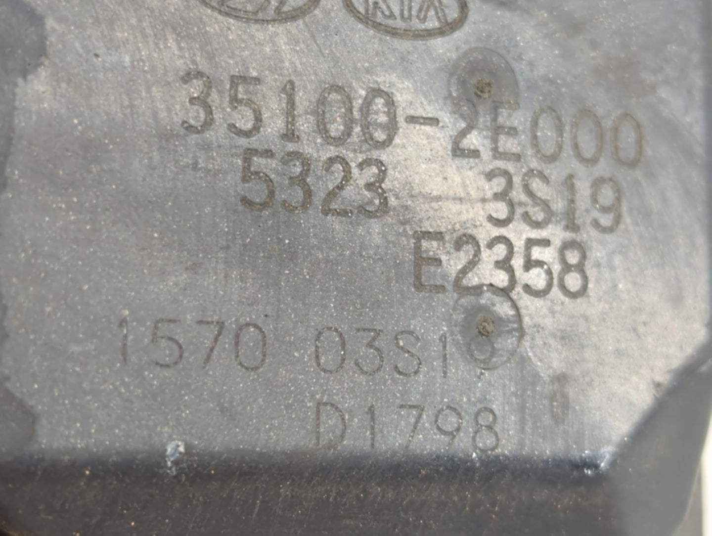 2011-2020 Hyundai Elantra Throttle Body P/N:35100-2E000 Fits Fits 2011 2012 2013 2014 2015 2016 2017 2018 2019 2020 2021 OEM