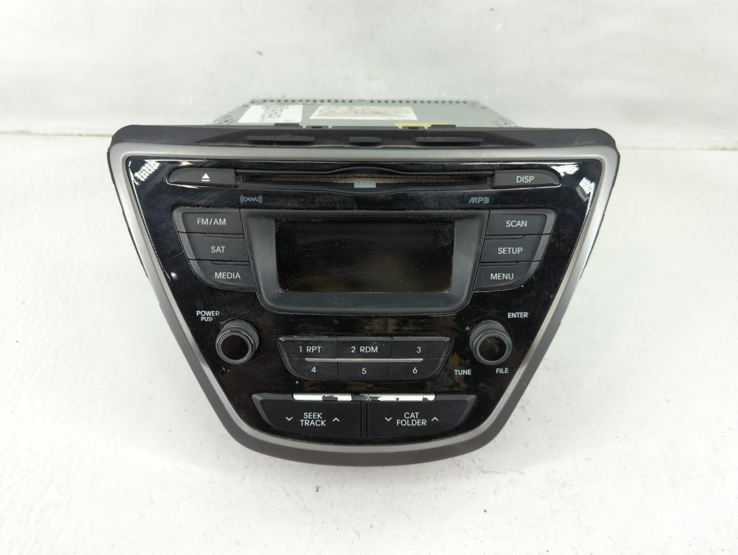 2014-2016 Hyundai Elantra Radio AM FM Cd Player Receiver Replacement P/N:96170-3X156GU Fits Fits 2014 2015 2016 OEM Used Aut