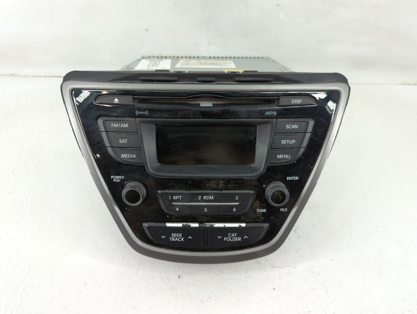 2014-2016 Hyundai Elantra Radio AM FM Cd Player Receiver Replacement P/N:96170-3X156GU Fits Fits 2014 2015 2016 OEM Used Aut