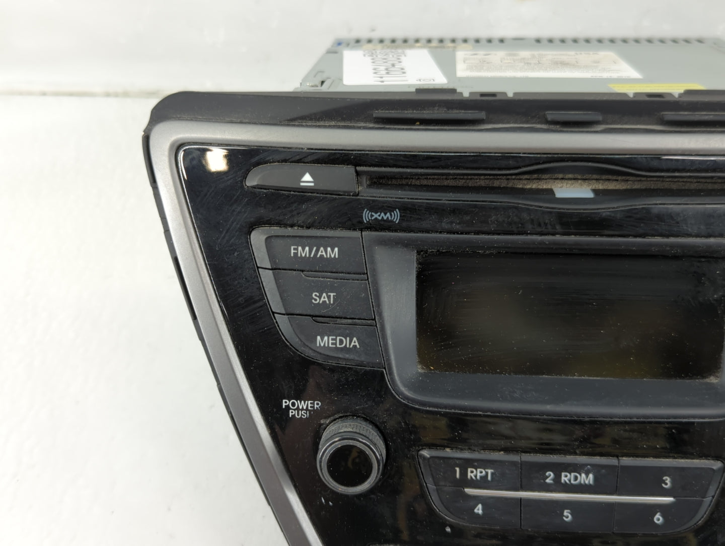 2014-2016 Hyundai Elantra Radio AM FM Cd Player Receiver Replacement P/N:96170-3X156GU Fits Fits 2014 2015 2016 OEM Used Aut