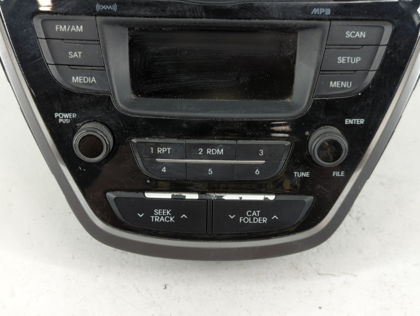 2014-2016 Hyundai Elantra Radio AM FM Cd Player Receiver Replacement P/N:96170-3X156GU Fits Fits 2014 2015 2016 OEM Used Aut