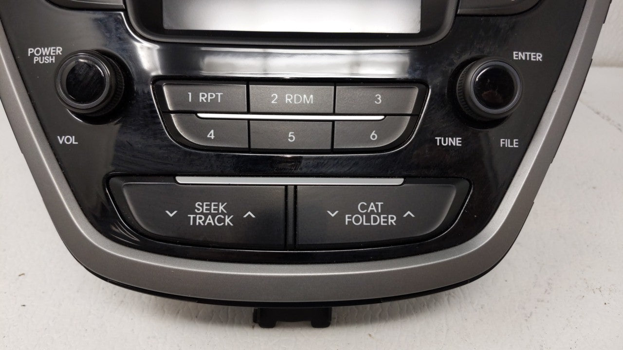 2014-2016 Hyundai Elantra Radio AM FM Cd Player Receiver Replacement Fits OEM Used Auto Parts - Oemusedautoparts1.com