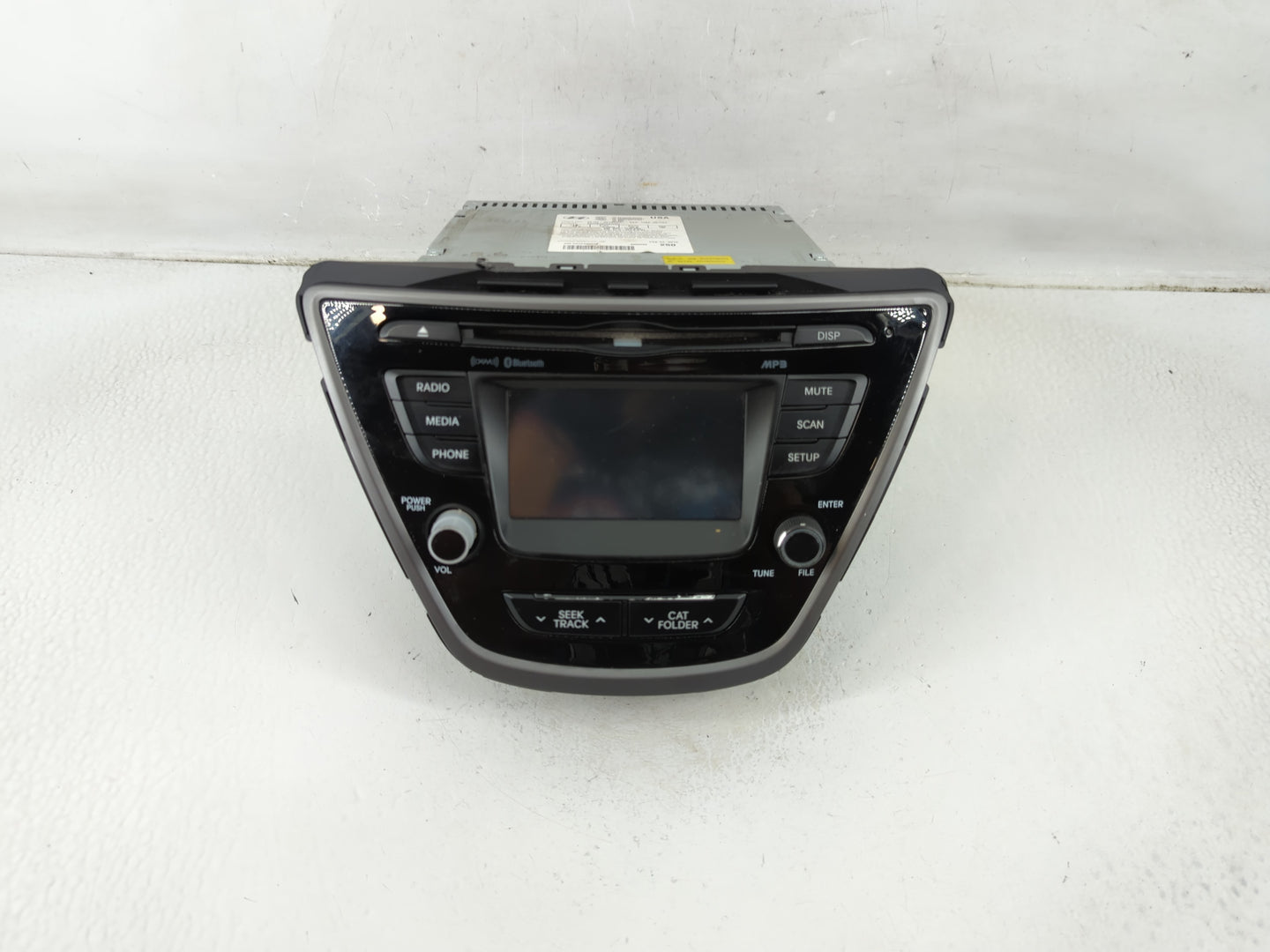 2014-2016 Hyundai Elantra Radio AM FM Cd Player Receiver Replacement P/N:96180-3X165GU Fits Fits 2014 2015 2016 OEM Used Aut