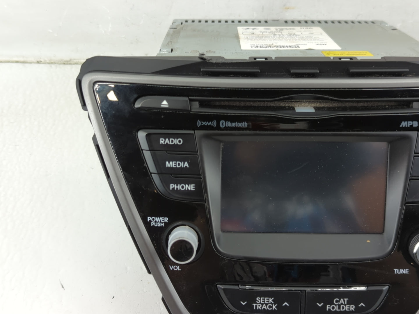 2014-2016 Hyundai Elantra Radio AM FM Cd Player Receiver Replacement P/N:96180-3X165GU Fits Fits 2014 2015 2016 OEM Used Aut