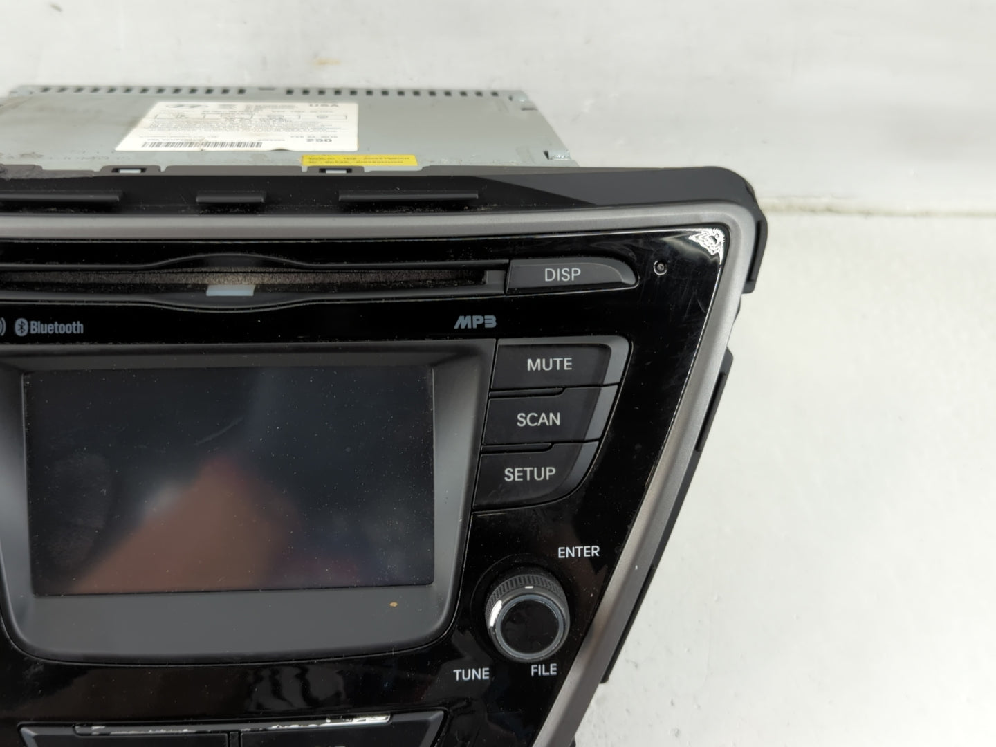 2014-2016 Hyundai Elantra Radio AM FM Cd Player Receiver Replacement P/N:96180-3X165GU Fits Fits 2014 2015 2016 OEM Used Aut