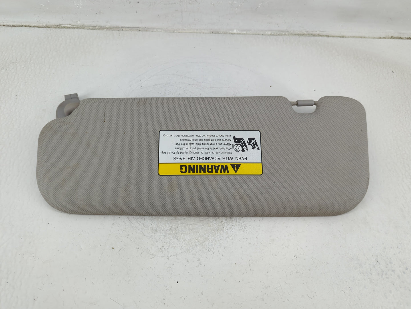 2014-2016 Hyundai Elantra Sun Visor Shade Replacement Passenger Right Mirror Fits Fits 2014 2015 2016 OEM Used Auto Parts - 