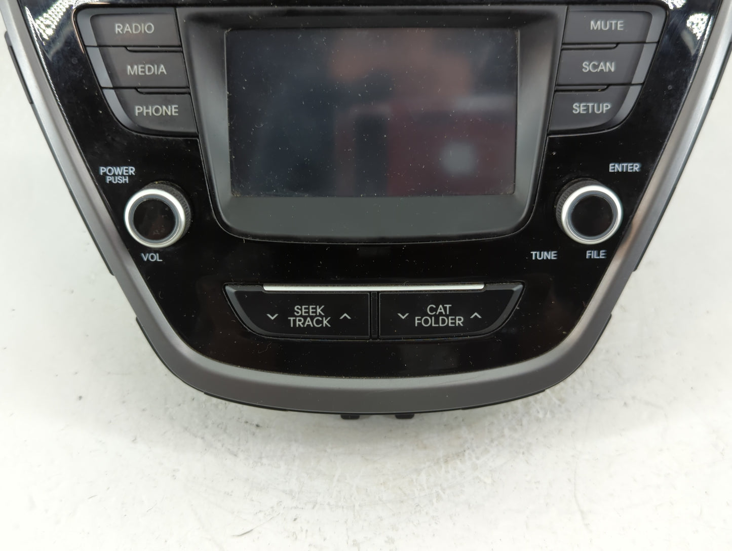 2014-2016 Hyundai Elantra Radio AM FM Cd Player Receiver Replacement P/N:96180-3X165GU Fits Fits 2014 2015 2016 OEM Used Aut