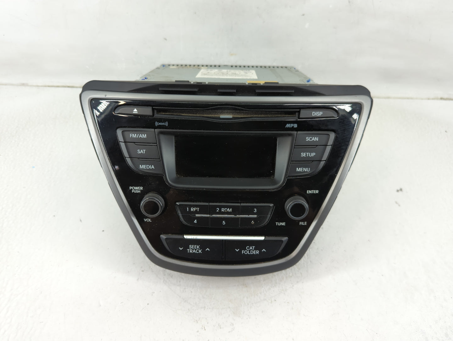 2014-2016 Hyundai Elantra Radio AM FM Cd Player Receiver Replacement P/N:96170-3X156GU Fits Fits 2014 2015 2016 OEM Used Aut