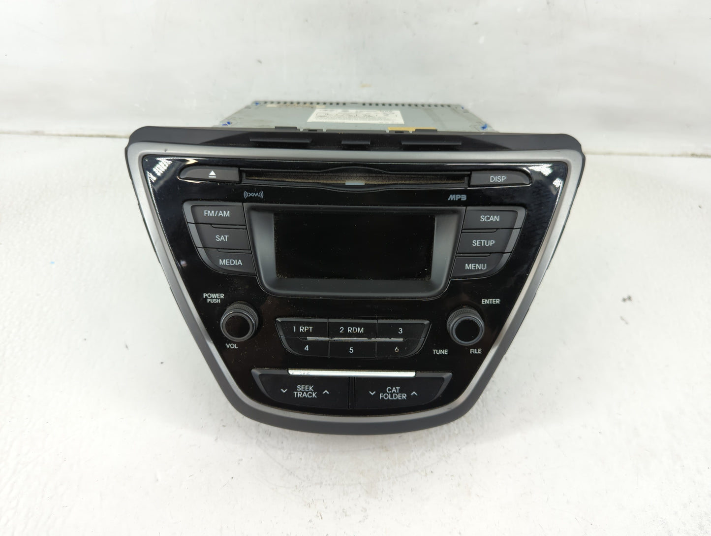 2014-2016 Hyundai Elantra Radio AM FM Cd Player Receiver Replacement P/N:96170-3X156GU Fits Fits 2014 2015 2016 OEM Used Aut
