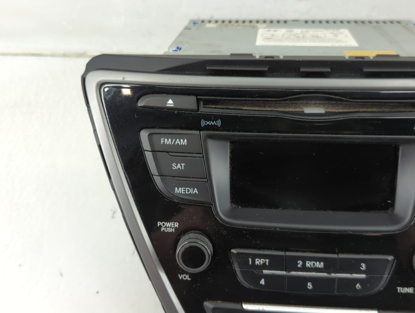2014-2016 Hyundai Elantra Radio AM FM Cd Player Receiver Replacement P/N:96170-3X156GU Fits Fits 2014 2015 2016 OEM Used Aut