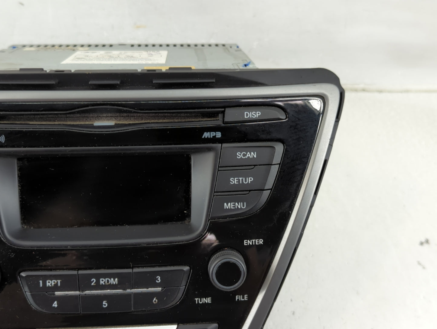 2014-2016 Hyundai Elantra Radio AM FM Cd Player Receiver Replacement P/N:96170-3X156GU Fits Fits 2014 2015 2016 OEM Used Aut