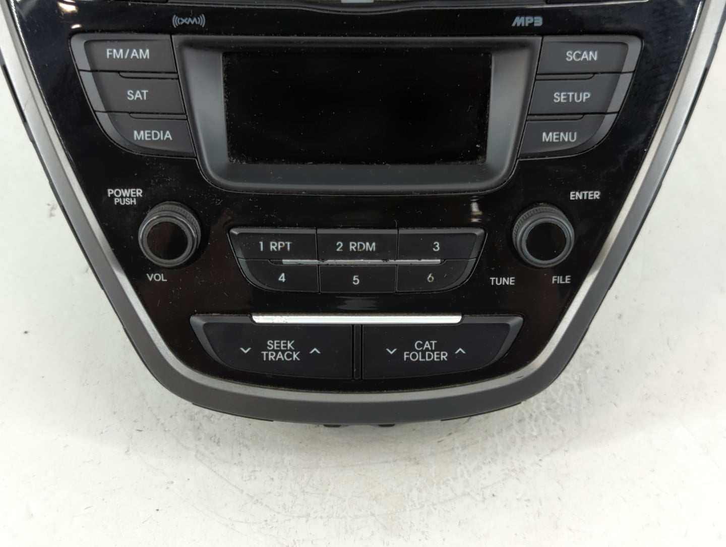 2014-2016 Hyundai Elantra Radio AM FM Cd Player Receiver Replacement P/N:96170-3X156GU Fits Fits 2014 2015 2016 OEM Used Aut