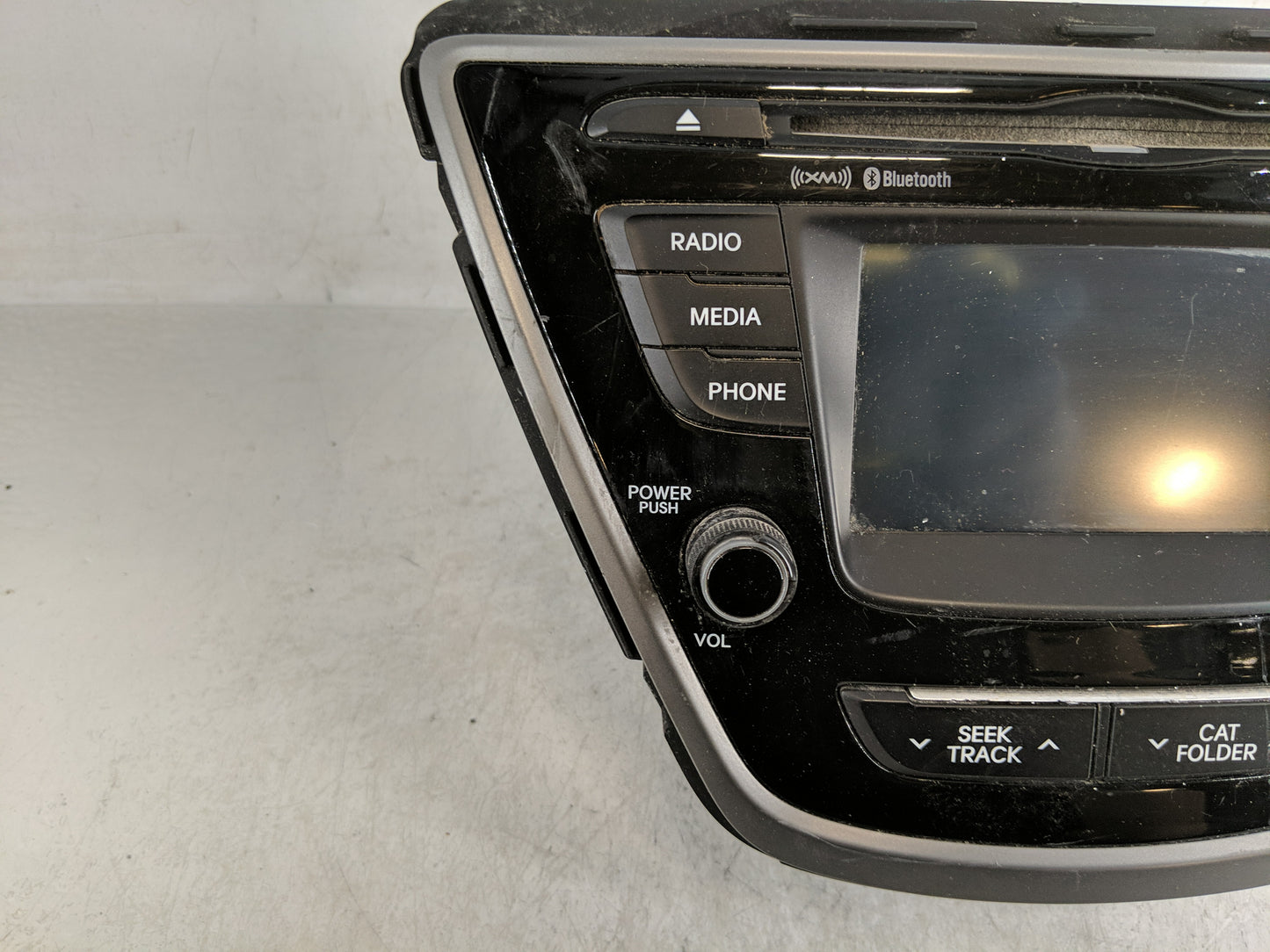 2014-2016 Hyundai Elantra Radio AM FM Cd Player Receiver Replacement P/N:96180-3X165GU Fits Fits 2014 2015 2016 OEM Used Aut