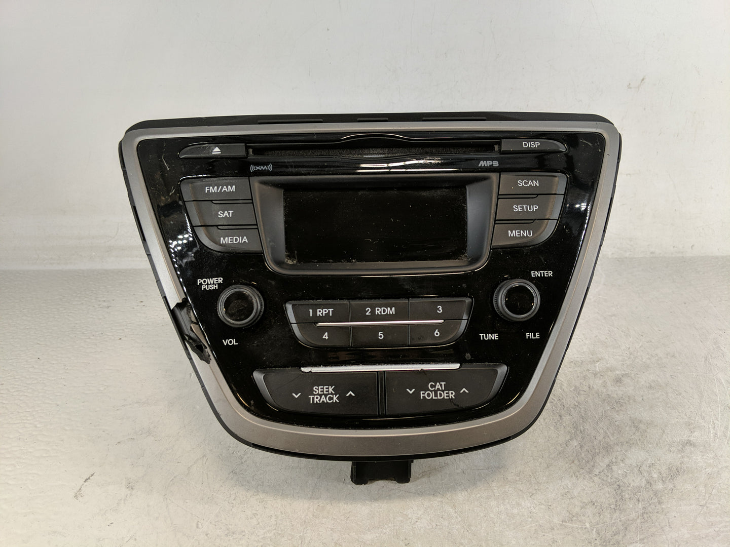 2014-2016 Hyundai Elantra Radio AM FM Cd Player Receiver Replacement P/N:96170-3X156GU Fits Fits 2014 2015 2016 OEM Used Aut