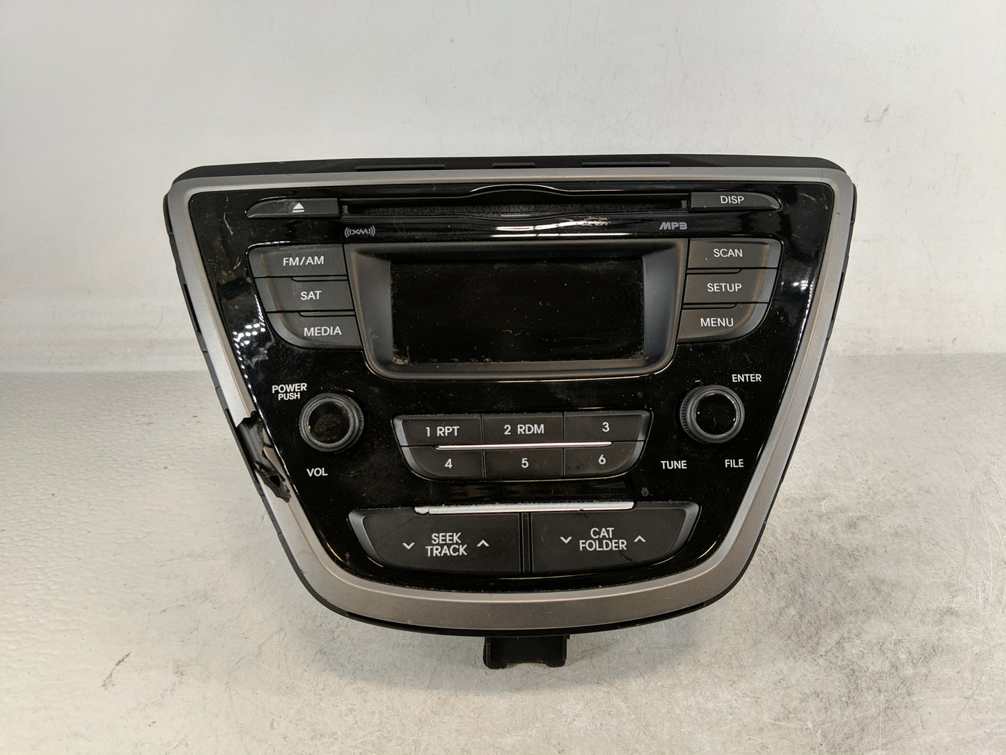 2014-2016 Hyundai Elantra Radio AM FM Cd Player Receiver Replacement P/N:96170-3X156GU Fits Fits 2014 2015 2016 OEM Used Aut