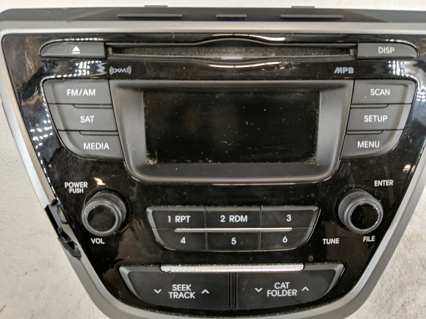 2014-2016 Hyundai Elantra Radio AM FM Cd Player Receiver Replacement P/N:96170-3X156GU Fits Fits 2014 2015 2016 OEM Used Aut