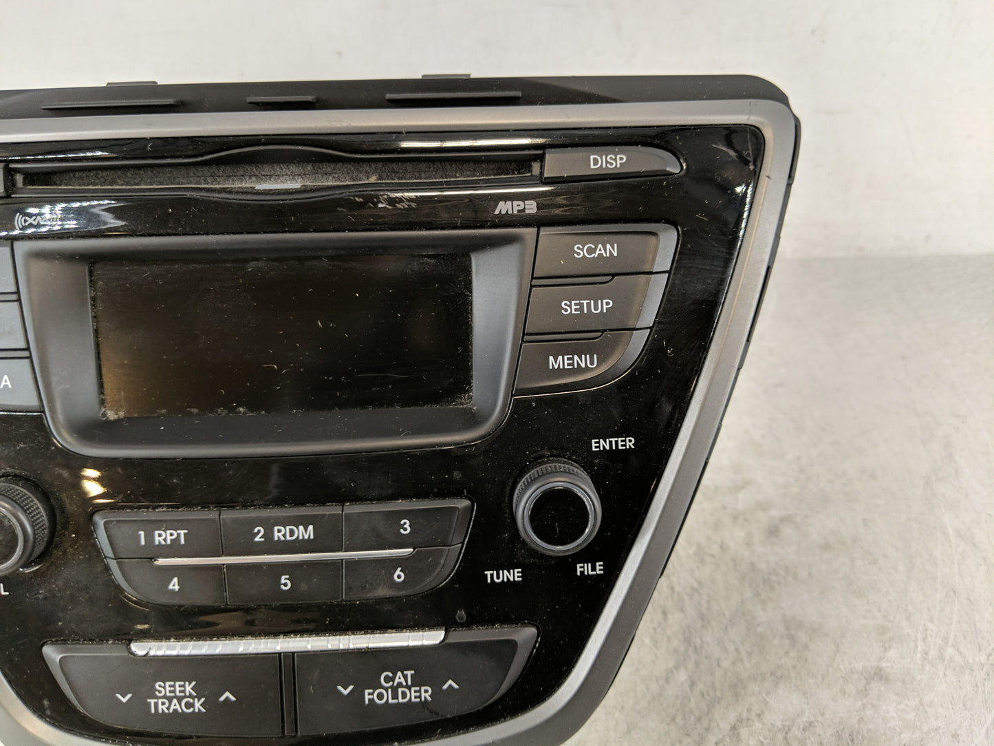 2014-2016 Hyundai Elantra Radio AM FM Cd Player Receiver Replacement P/N:96170-3X156GU Fits Fits 2014 2015 2016 OEM Used Aut