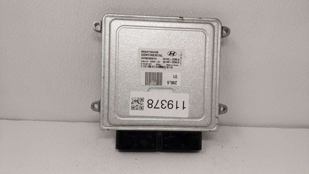2014-2016 Hyundai Elantra PCM Engine Control Computer ECU ECM PCU OEM P/N:39102-2EML6 39103-2EML6 Fits Fits 2014 2015 2016 O
