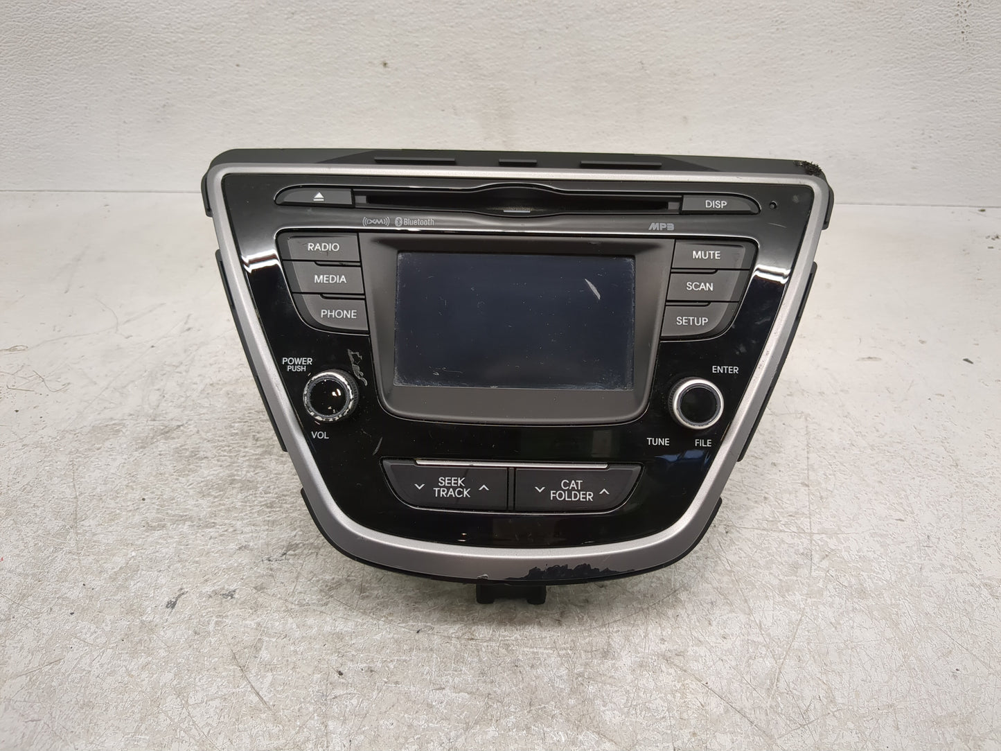 2014-2016 Hyundai Elantra Radio AM FM Cd Player Receiver Replacement P/N:96180-3X165GU Fits Fits 2014 2015 2016 OEM Used Aut