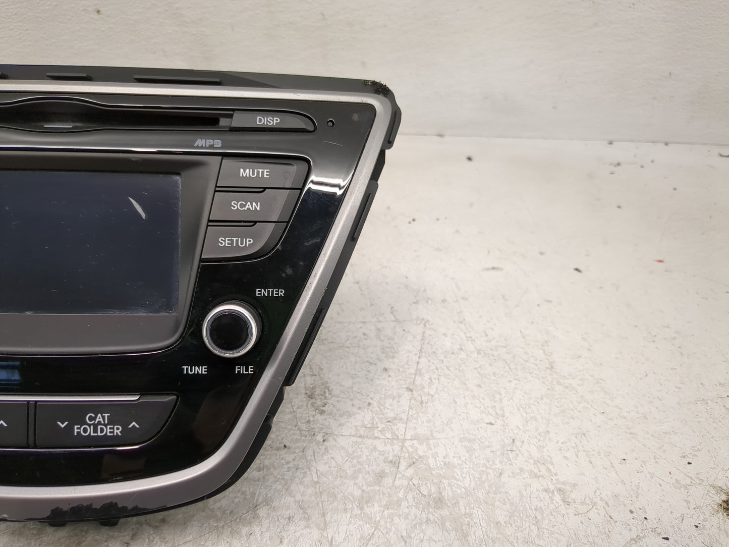 2014-2016 Hyundai Elantra Radio AM FM Cd Player Receiver Replacement P/N:96180-3X165GU Fits Fits 2014 2015 2016 OEM Used Aut