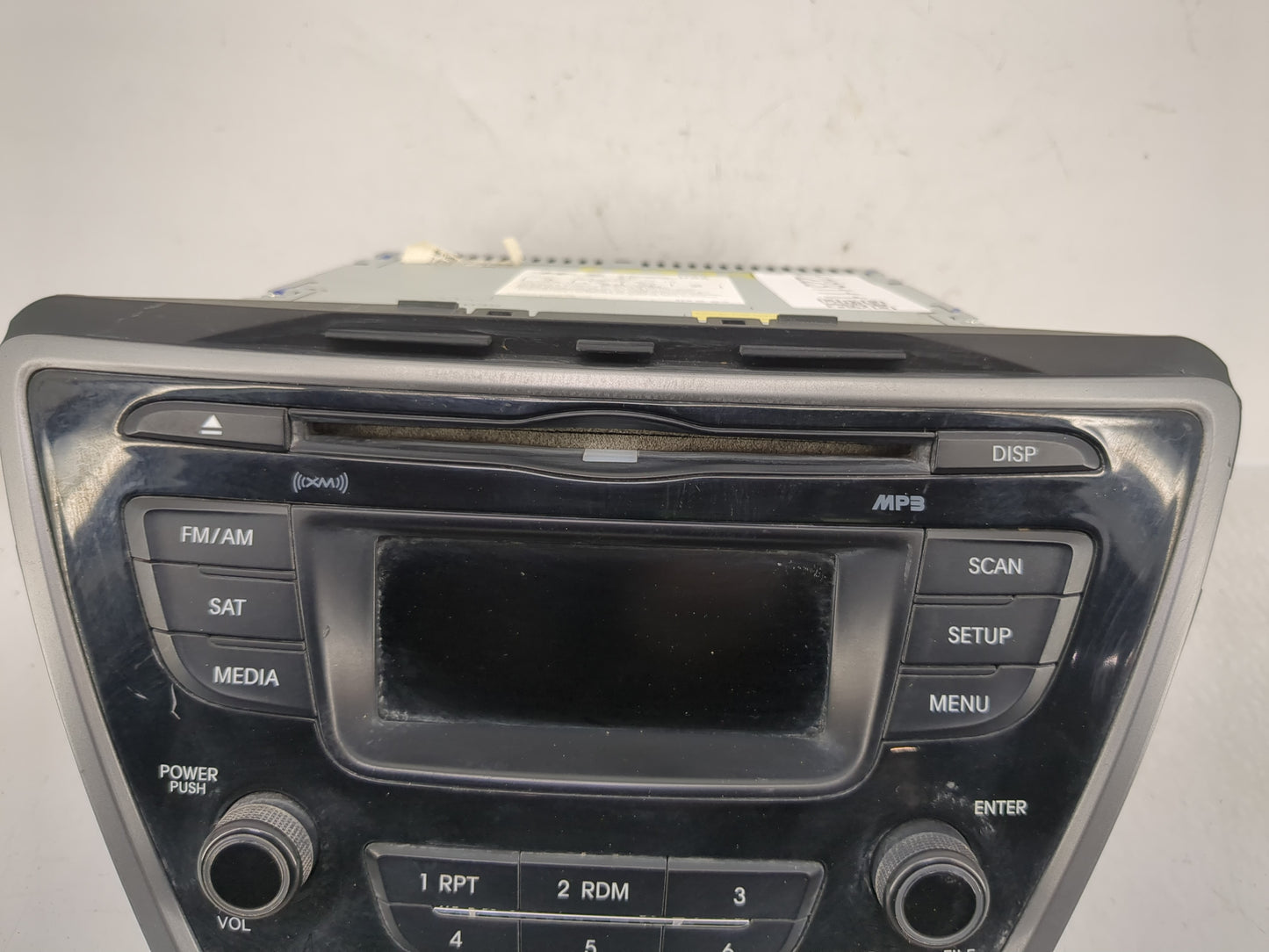 2014-2016 Hyundai Elantra Radio AM FM Cd Player Receiver Replacement P/N:96170-3X156GU Fits Fits 2014 2015 2016 OEM Used Aut
