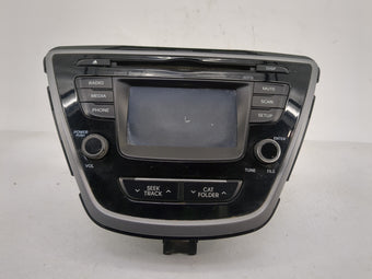 compare product 2014-2016 Hyundai Elantra Radio AM FM Cd Player Receiver Replacement P/N:96180-3X175GU Fits Fits 2014 2015 2016 OEM Used Auto Parts