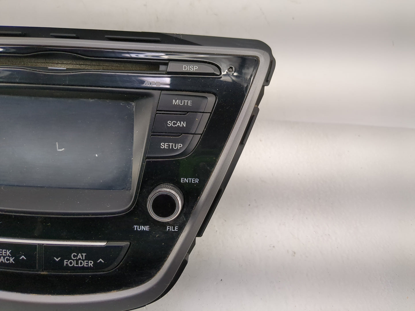 2014-2016 Hyundai Elantra Radio AM FM Cd Player Receiver Replacement P/N:96180-3X175GU Fits Fits 2014 2015 2016 OEM Used Aut