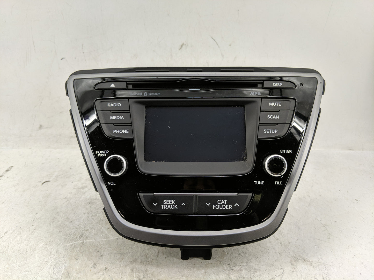 2014-2016 Hyundai Elantra Radio AM FM Cd Player Receiver Replacement P/N:96180-3X165GU Fits Fits 2014 2015 2016 OEM Used Aut