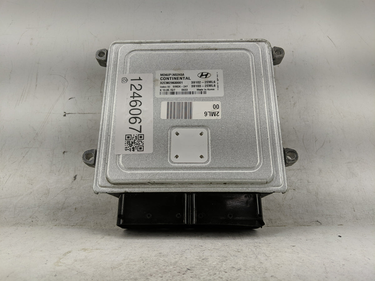 2014-2016 Hyundai Elantra PCM Engine Control Computer ECU ECM PCU OEM P/N:39103-2EML6 39102-2EML6 Fits 2014 2015 2016 OEM Us