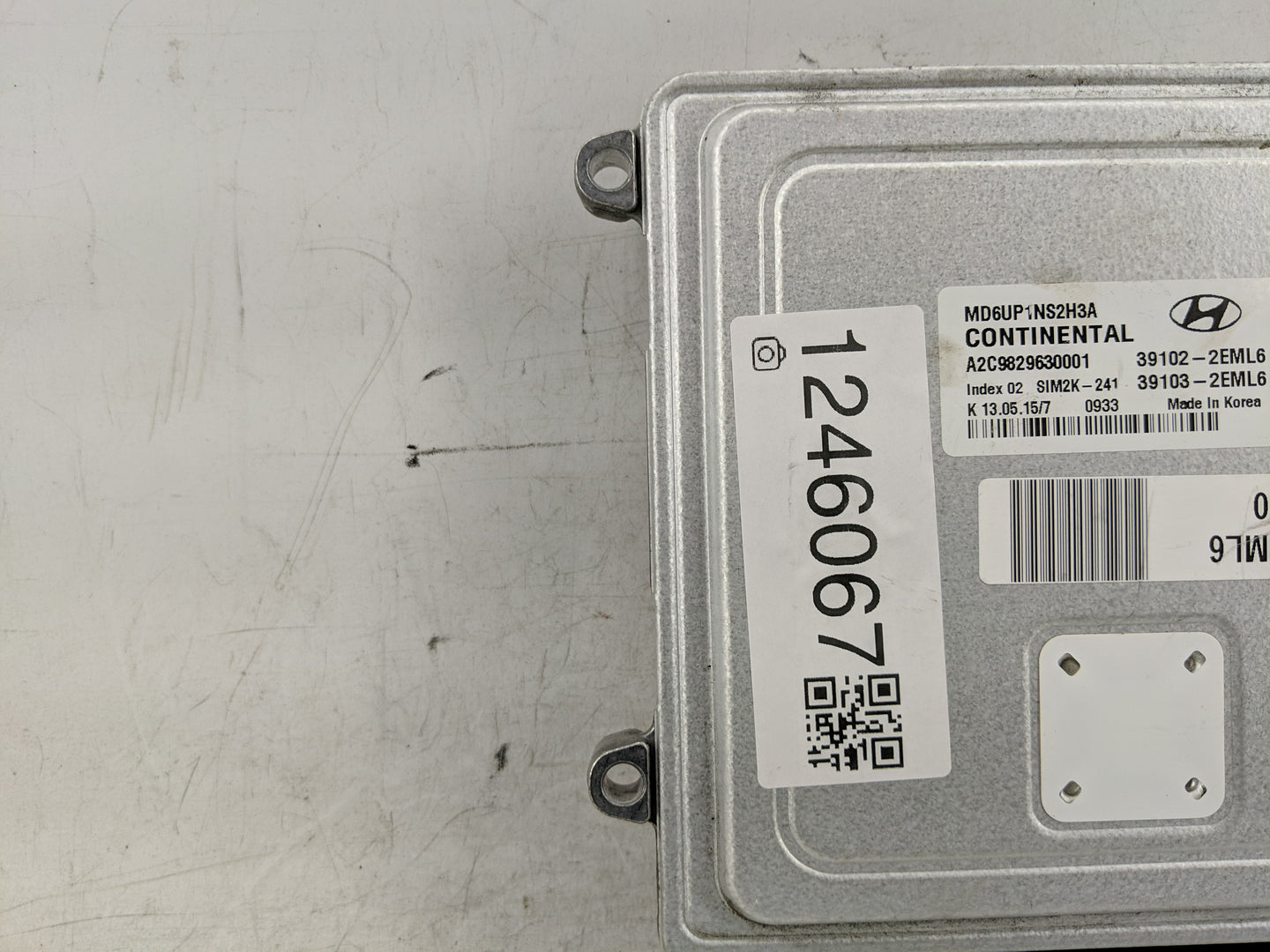 2014-2016 Hyundai Elantra PCM Engine Control Computer ECU ECM PCU OEM P/N:39103-2EML6 39102-2EML6 Fits Fits 2014 2015 2016 O