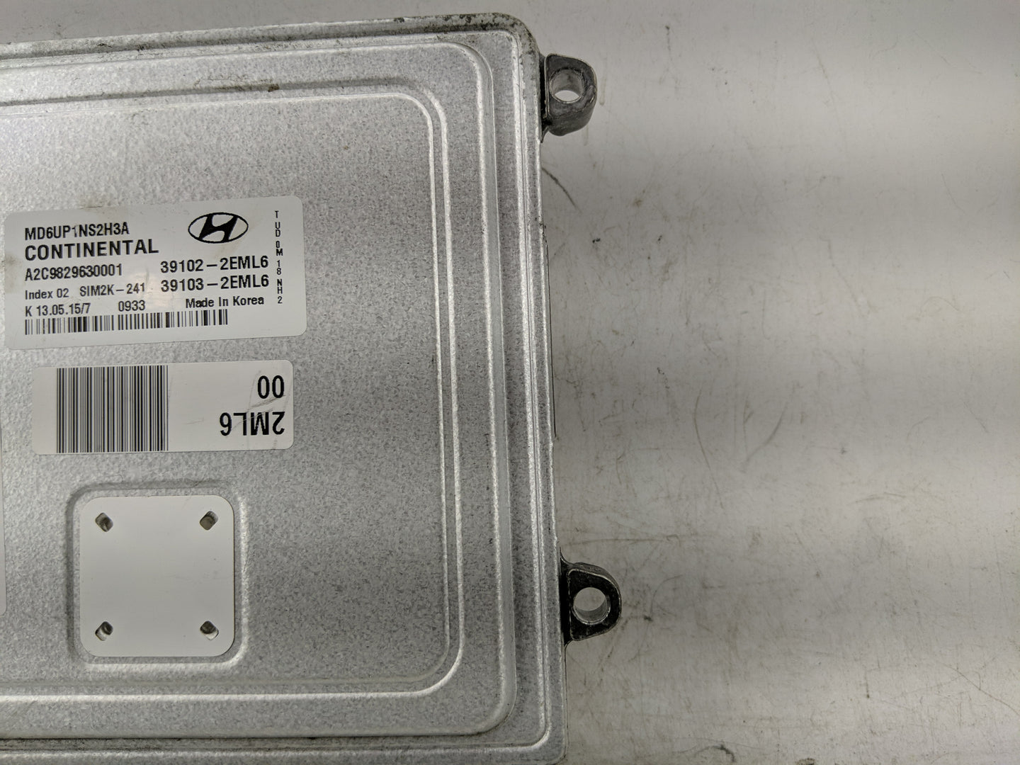 2014-2016 Hyundai Elantra PCM Engine Control Computer ECU ECM PCU OEM P/N:39103-2EML6 39102-2EML6 Fits Fits 2014 2015 2016 O