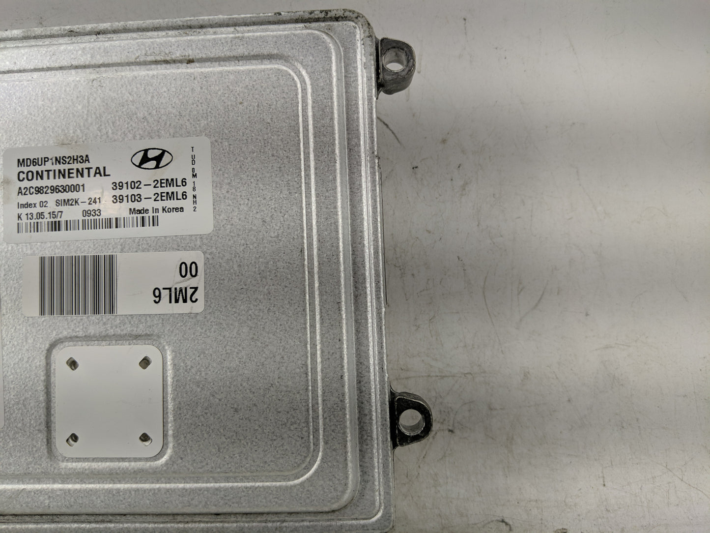 2014-2016 Hyundai Elantra PCM Engine Control Computer ECU ECM PCU OEM P/N:39103-2EML6 39102-2EML6 Fits Fits 2014 2015 2016 O