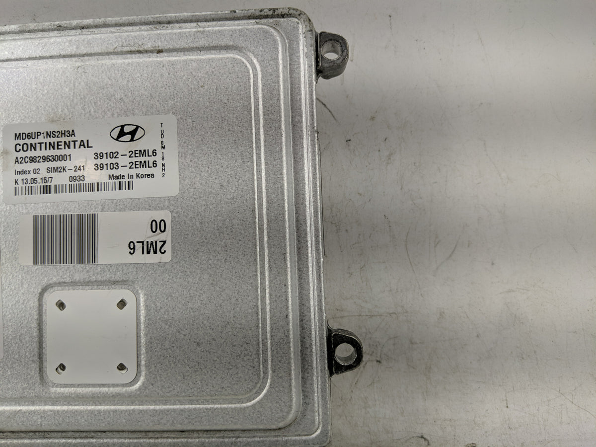 2014-2016 Hyundai Elantra PCM Engine Control Computer ECU ECM PCU OEM P/N:39103-2EML6 39102-2EML6 Fits 2014 2015 2016 OEM Us
