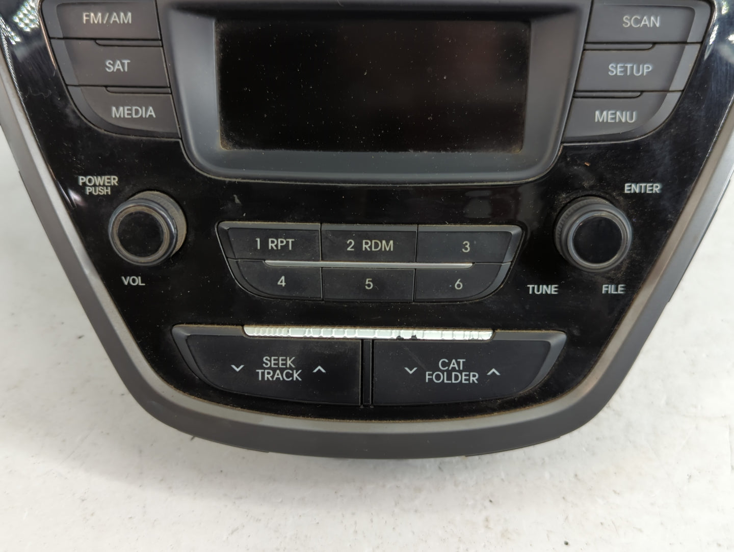 2014-2016 Hyundai Elantra Radio AM FM Cd Player Receiver Replacement P/N:96170-3X156GU Fits Fits 2014 2015 2016 OEM Used Aut
